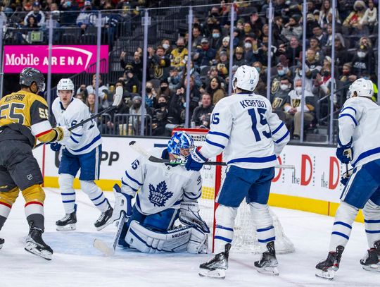 Golden Knights comeback falls short in a shootout losing to Toronto Maple Leafs 3-4