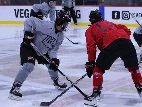 Rebel Hockey Prepare for Home Opener with an Inter-Squad Scrimmage