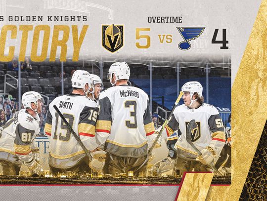 Reilly Smith Scores in OT to Lift Vegas Past St. Louis