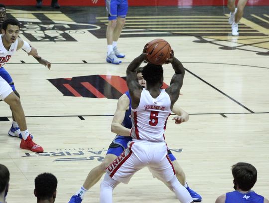 Runnin’ Rebels Pull Through in the Second Half to Overcome Air Force Falcons 69-64