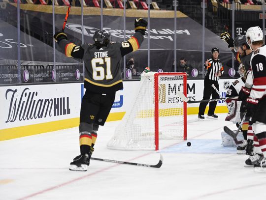 The Golden Knights Rally For a Victory over the Arizona Coyotes