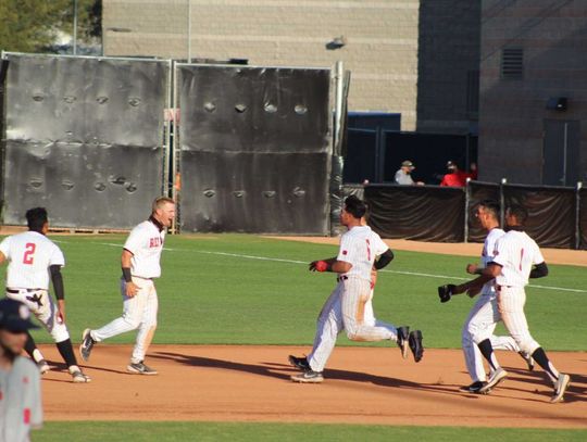 UNLV Baseball Overcomes a 5 Run Deficit to Beat Fresno State in Extra Innings 10-9