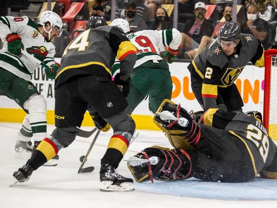 Wild Outlast Golden Knights in Overtime to Take Game One