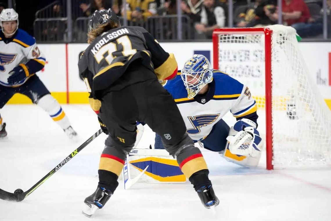 Golden Knights drop to 1-2 on the year after loss to St. Louis