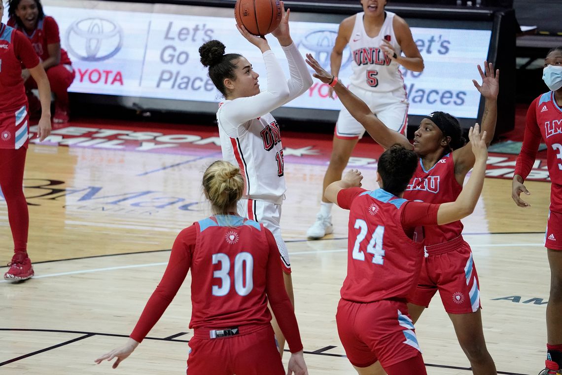 Lady Rebels Pull Together For a Record-Setting Win Against Loyola Marymount