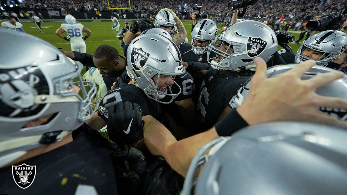 Raiders are Playoff Bound after wild overtime win over Chargers 