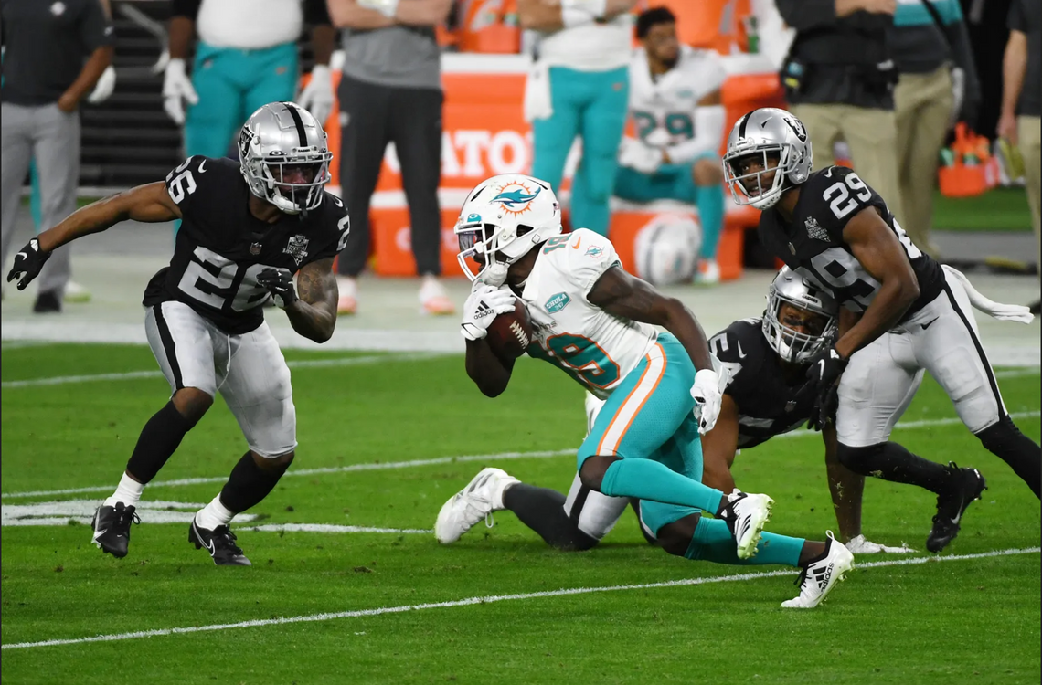 Raiders Knock Off Dolphins in Another Crazy Overtime Game