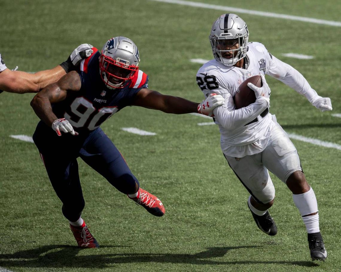 Shipping Out Of Boston; Raiders Face Reality Check In New England In 36-20 loss. 