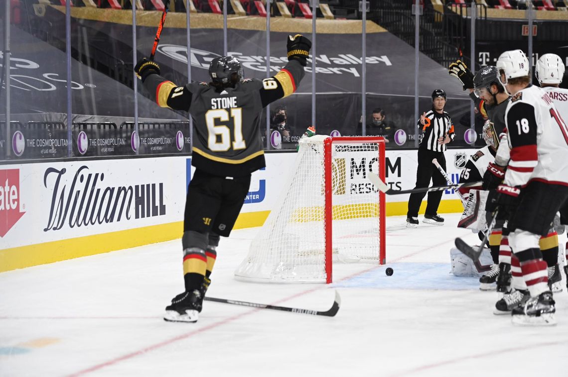 The Golden Knights Rally For a Victory over the Arizona Coyotes