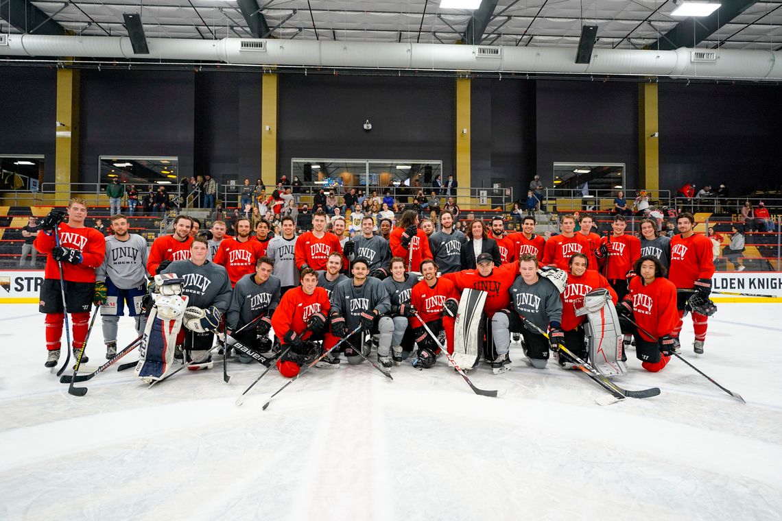 UNLV Hockey Honors Seniors at City National Arena 