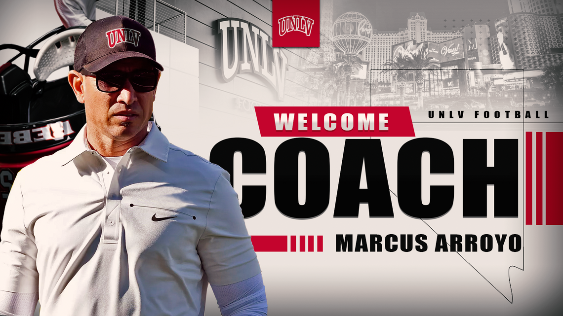 UNLV WELCOMES MARCUS ARROYO AS ITS NEW FOOTBALL HEAD COACH
