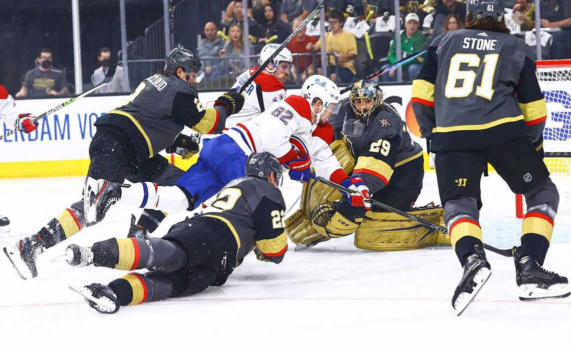 Vegas Golden Knights Take Game 1 Against the Montreal Canadiens in Semifinals 