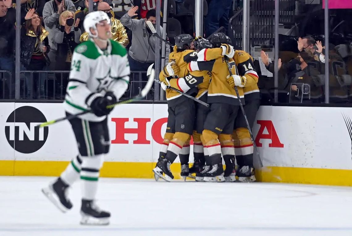 Vegas Rides Three-Goal Third Period to 5-4 Victory Over Dallas